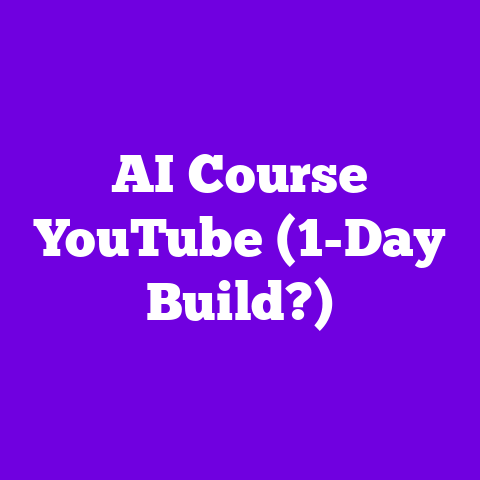 AI Course YouTube (1-Day Build?)