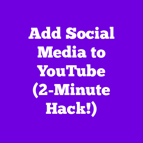 Add Social Media to YouTube (2-Minute Hack!)
