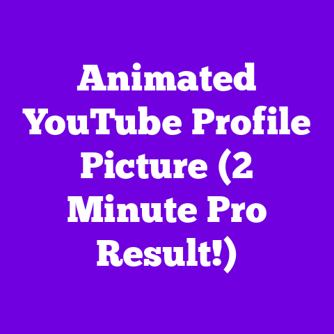 Animated YouTube Profile Picture (2 Minute Pro Result!)