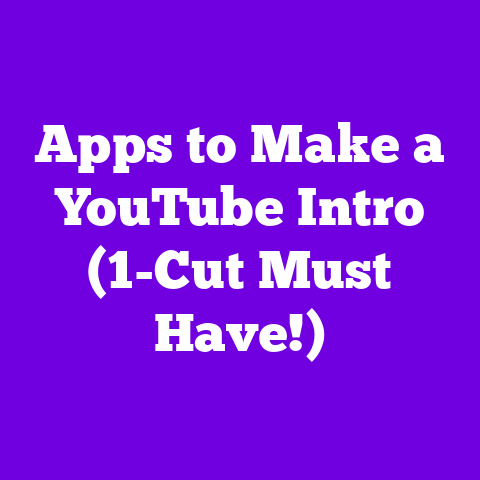 Apps to Make a YouTube Intro (1-Cut Must Have!)