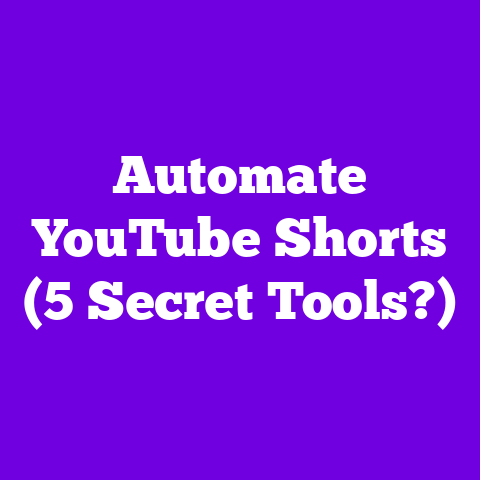 Automate YouTube Shorts (5 Secret Tools?)