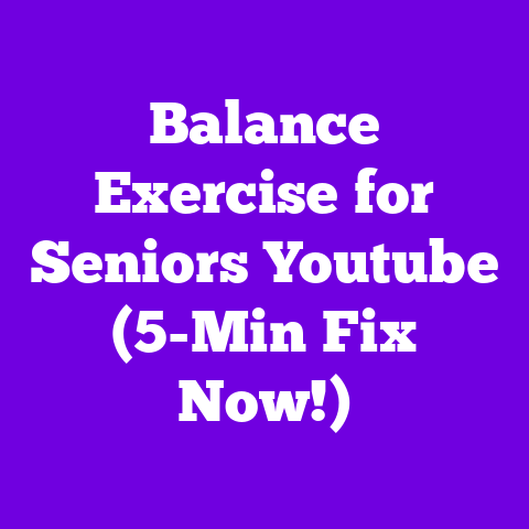 Balance Exercise for Seniors Youtube (5-Min Fix Now!)