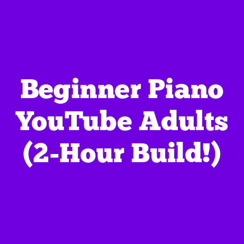 Beginner Piano YouTube Adults (2-Hour Build!)
