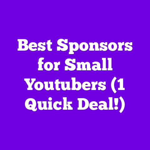 Best Sponsors for Small Youtubers (1 Quick Deal!)