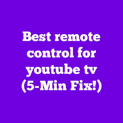 Best remote control for youtube tv (5-Min Fix!)