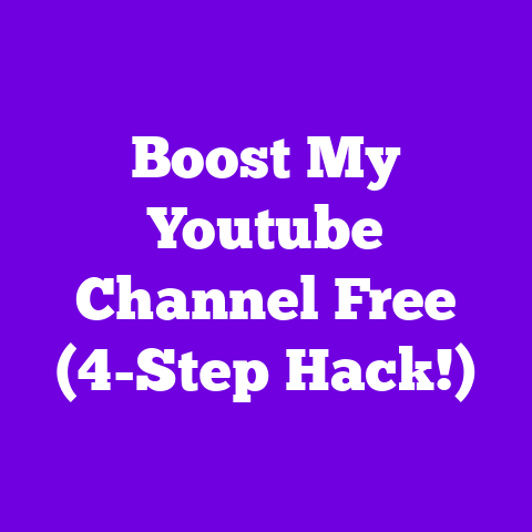 Boost My Youtube Channel Free (4-Step Hack!)