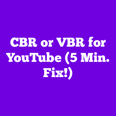 CBR or VBR for YouTube (5 Min. Fix!)