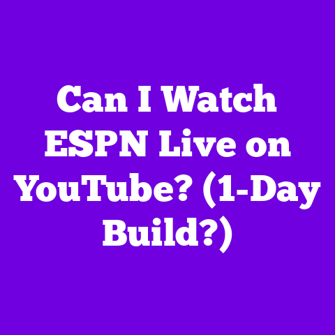 Can I Watch ESPN Live on YouTube? (1-Day Build?)