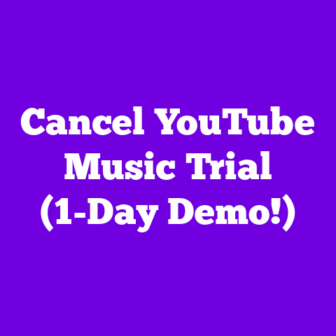 Cancel YouTube Music Trial (1-Day Demo!)