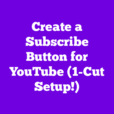 Create a Subscribe Button for YouTube (1-Cut Setup!)