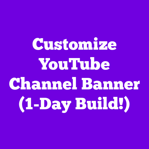 Customize YouTube Channel Banner (1-Day Build!)