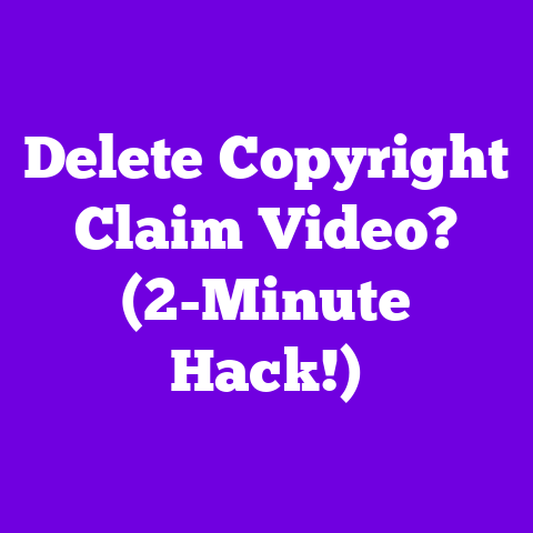 Delete Copyright Claim Video? (2-Minute Hack!)