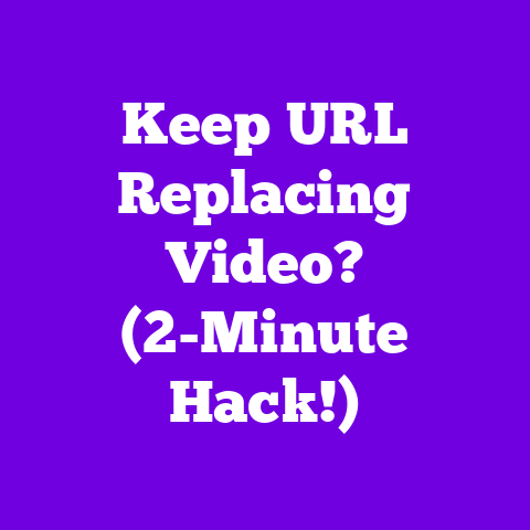 Keep URL Replacing Video? (2-Minute Hack!)