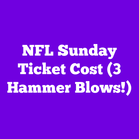 NFL Sunday Ticket Cost (3 Hammer Blows!)