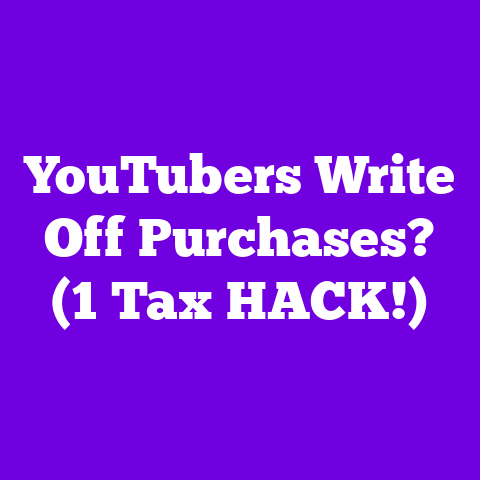 YouTubers Write Off Purchases? (1 Tax HACK!)