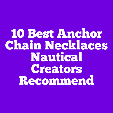 10 Best Anchor Chain Necklaces Nautical Creators Recommend