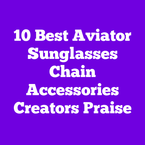 10 Best Aviator Sunglasses Chain Accessories Creators Praise