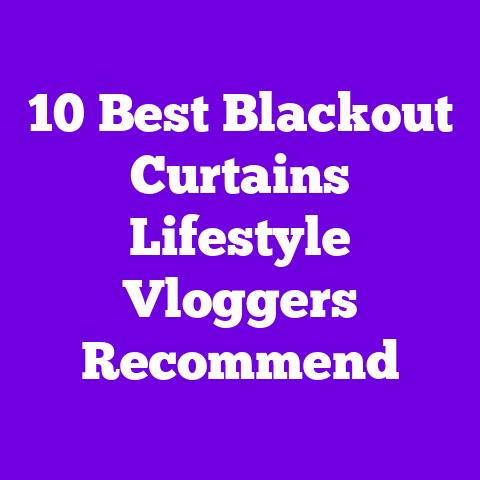 10 Best Blackout Curtains Lifestyle Vloggers Recommend