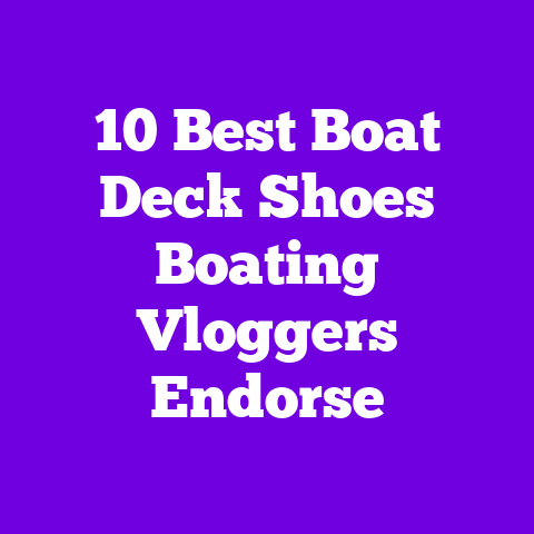 10 Best Boat Deck Shoes Boating Vloggers Endorse