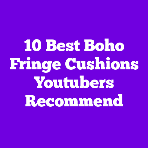 10 Best Boho Fringe Cushions Youtubers Recommend