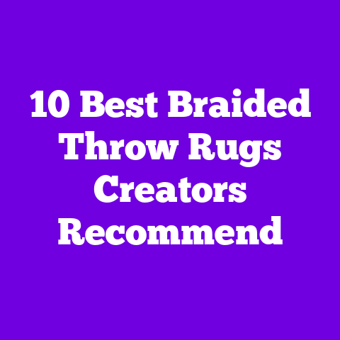 10 Best Braided Throw Rugs Creators Recommend
