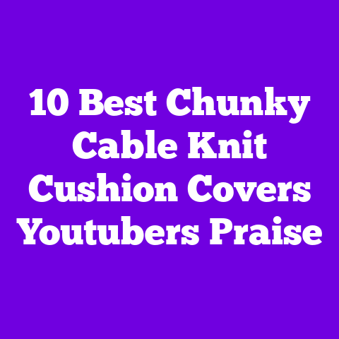 10 Best Chunky Cable Knit Cushion Covers Youtubers Praise