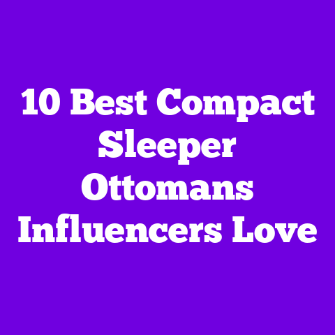 10 Best Compact Sleeper Ottomans Influencers Love