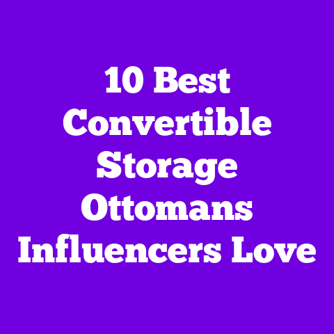 10 Best Convertible Storage Ottomans Influencers Love