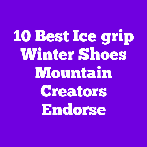 10 Best Ice‑grip Winter Shoes Mountain Creators Endorse