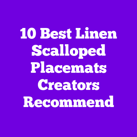 10 Best Linen Scalloped Placemats Creators Recommend