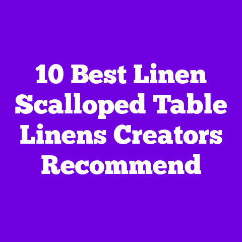 10 Best Linen Scalloped Table Linens Creators Recommend