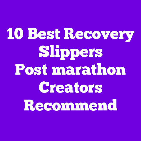 10 Best Recovery Slippers Post‑marathon Creators Recommend