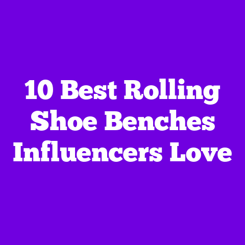 10 Best Rolling Shoe Benches Influencers Love