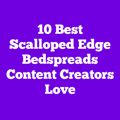 10 Best Scalloped Edge Bedspreads Content Creators Love