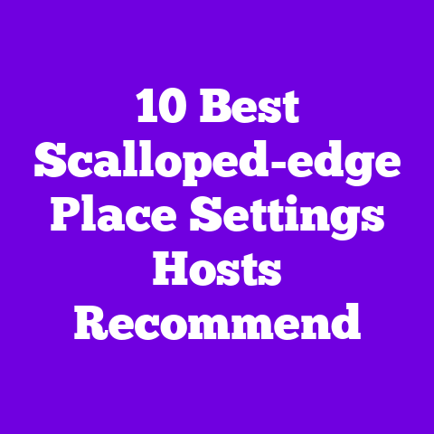 10 Best Scalloped-edge Place Settings Hosts Recommend