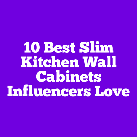 10 Best Slim Kitchen Wall Cabinets Influencers Love