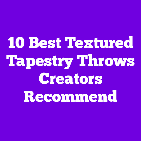 10 Best Textured Tapestry Throws Creators Recommend