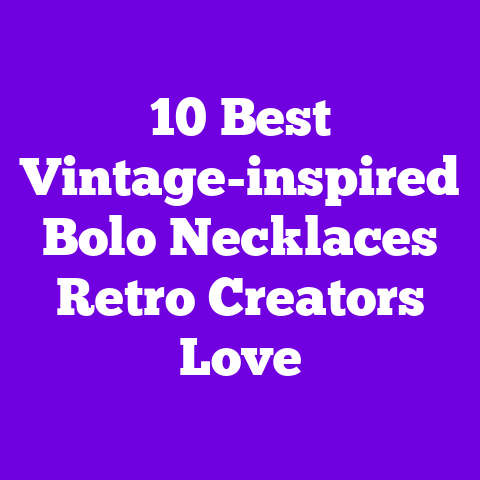 10 Best Vintage-inspired Bolo Necklaces Retro Creators Love