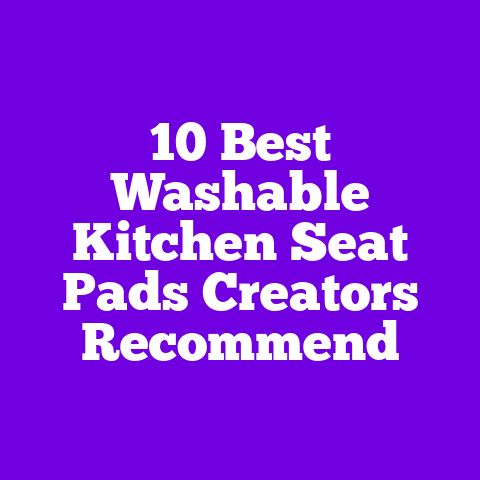 10 Best Washable Kitchen Seat Pads Creators Recommend