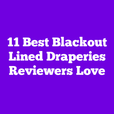 11 Best Blackout Lined Draperies Reviewers Love