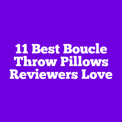 11 Best Boucle Throw Pillows Reviewers Love