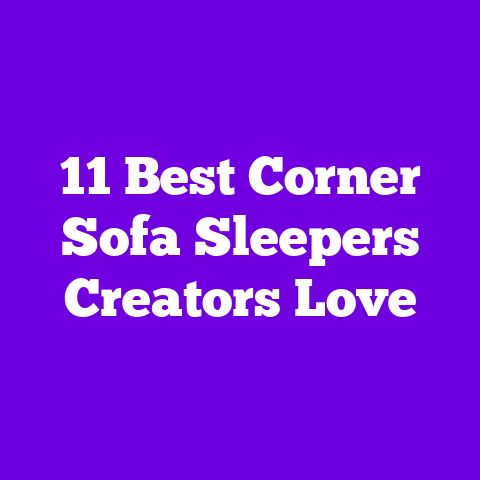 11 Best Corner Sofa Sleepers Creators Love