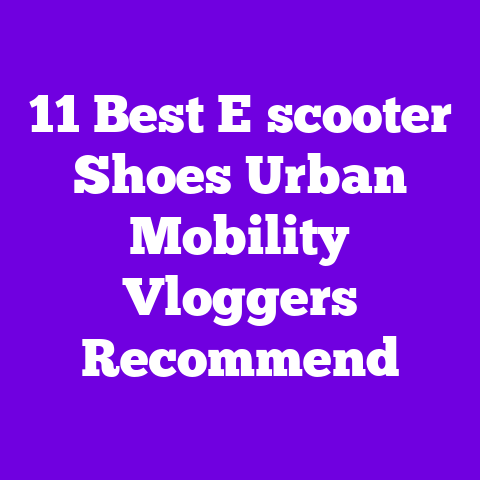 11 Best E‑scooter Shoes Urban Mobility Vloggers Recommend
