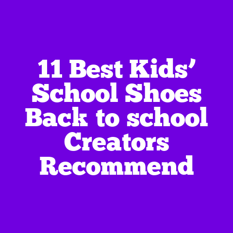 11 Best Kids’ School Shoes Back‑to‑school Creators Recommend