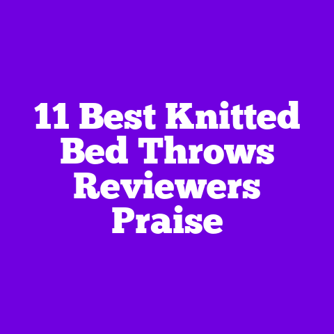11 Best Knitted Bed Throws Reviewers Praise