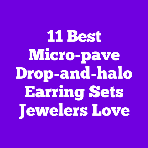 11 Best Micro-pave Drop-and-halo Earring Sets Jewelers Love