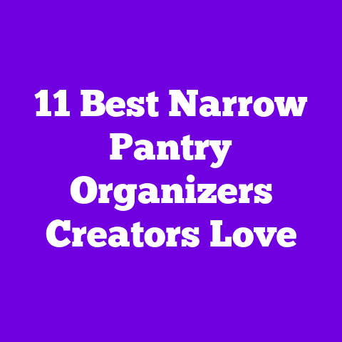 11 Best Narrow Pantry Organizers Creators Love
