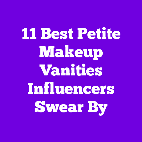 11 Best Petite Makeup Vanities Influencers Swear By