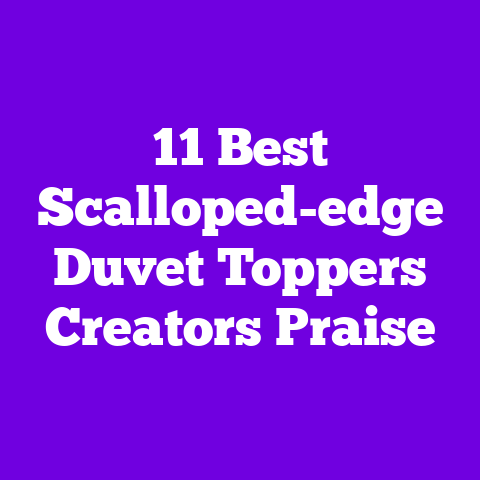11 Best Scalloped-edge Duvet Toppers Creators Praise
