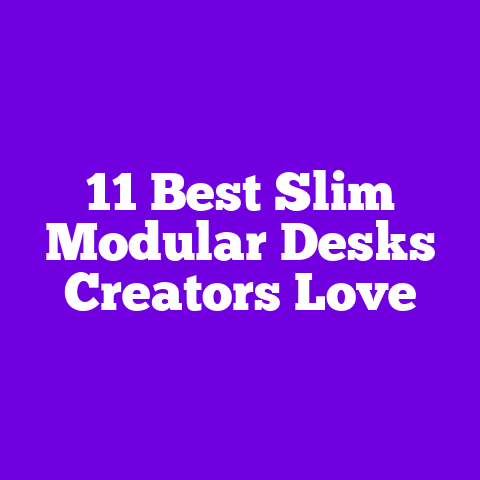 11 Best Slim Modular Desks Creators Love